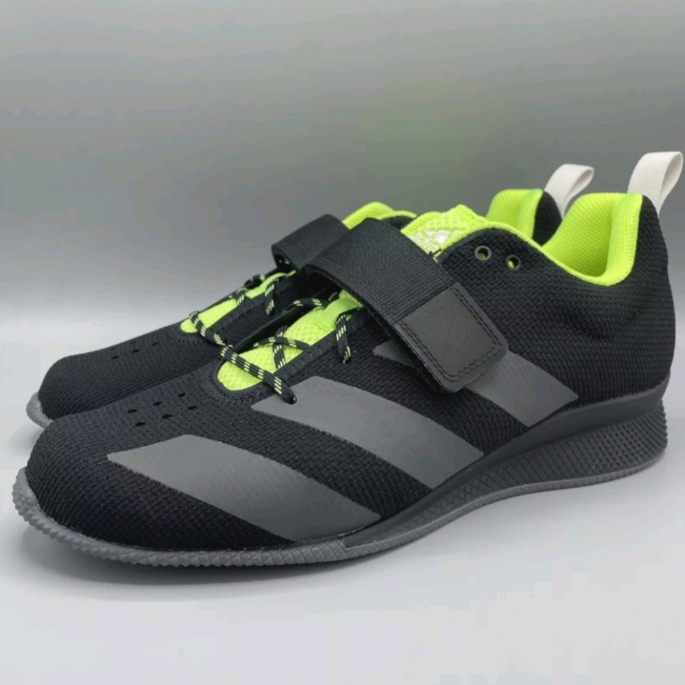 Adidas Men's Adipower Weightlifting II Shoes Black Green